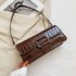 Hot Selling Fashion Crocodile Pattern Stylish Underarm Shoulder Ladies Bags Leather Handbags