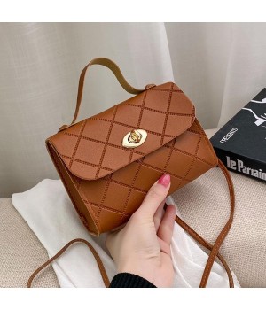 Luxury Women's Mini Shoulder Bag Burgundy Vegan Leather with Custom Logo Handbag with Faux Leather PU Shoulder Bag for Ladies