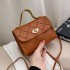 Luxury Women's Mini Shoulder Bag Burgundy Vegan Leather with Custom Logo Handbag with Faux Leather PU Shoulder Bag for Ladies