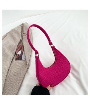 Factory Direct Wholesale Bolsos De Mujer Half Moon Hobo Bag Handbag Ladies Shoulder Bag For Women