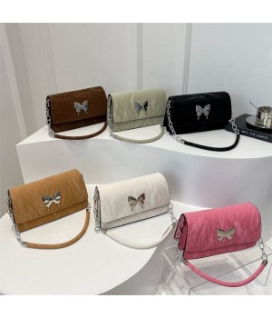 Wholesale Butterfly Element Ladies Underarm Handbags New Fashion Chain Shoulder Hand Bags for Women Luxury