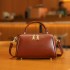 2025 Premium Cowhide Leather Vintage Temperament Women's Shoulder Messenger Bag New Joker Design for Commuting