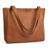 Luxury Designer Women's Shoulder Tote Bag Large Capacity Luxury Leather Notebook Bag Zipper Pocket High Demand Anti-Theft