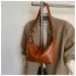 PU Leather Vintage Women's Shoulder Bag Girl's Fashion Daily Use Shoulder Bag